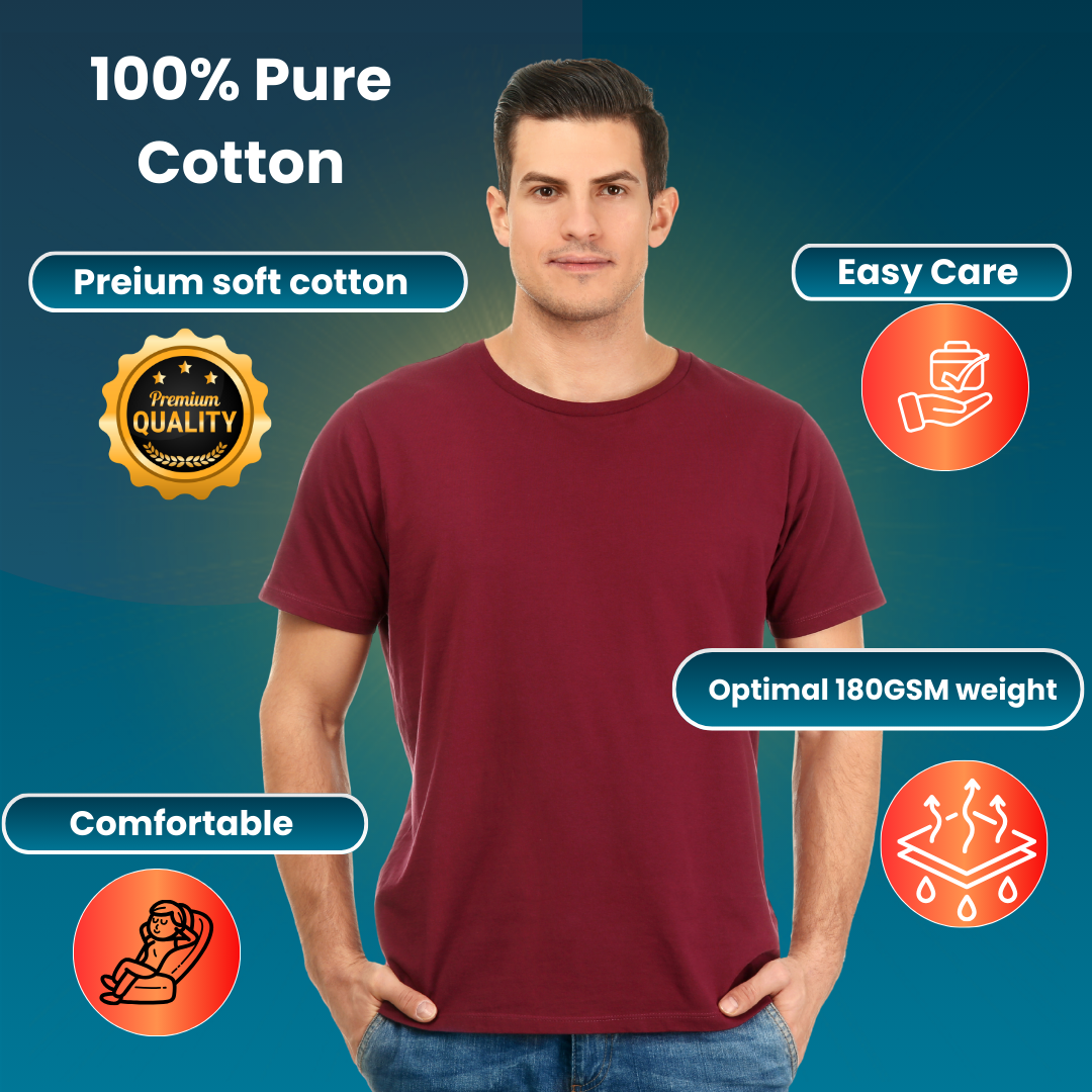 Mens Personalised T Shirts - Names, Logos, Text, Photos - Your Custom Design