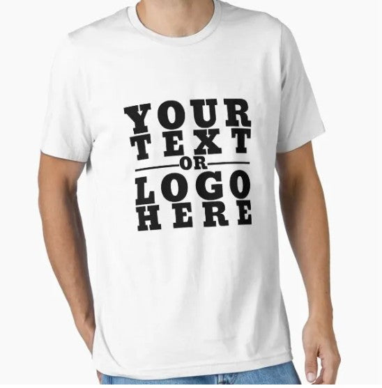 Mens Personalised T Shirts - Names, Logos, Text, Photos - Your Custom Design