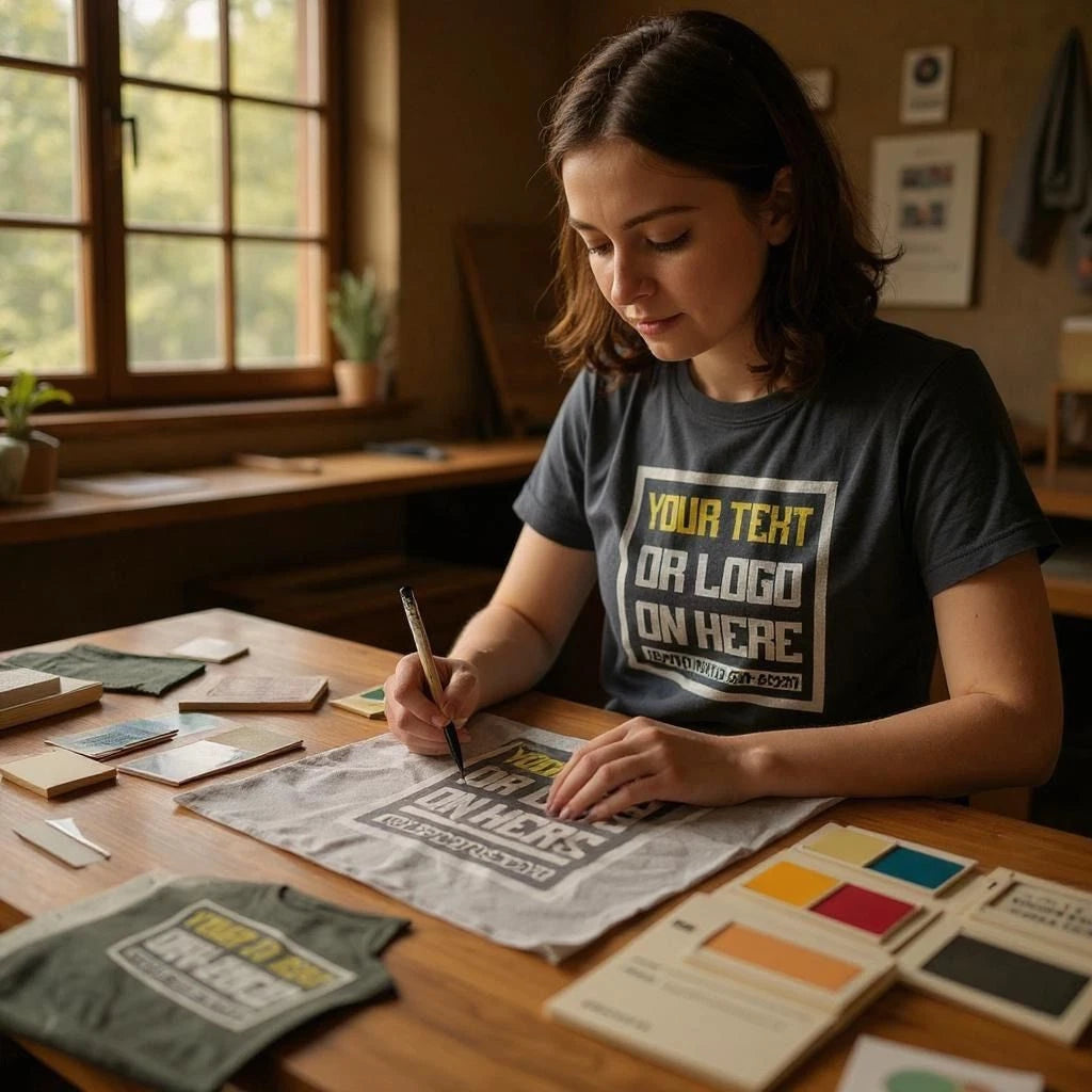 Personalised Custom T-Shirt | Your Logo Text Printed Tee | Stag Work Event Gift
