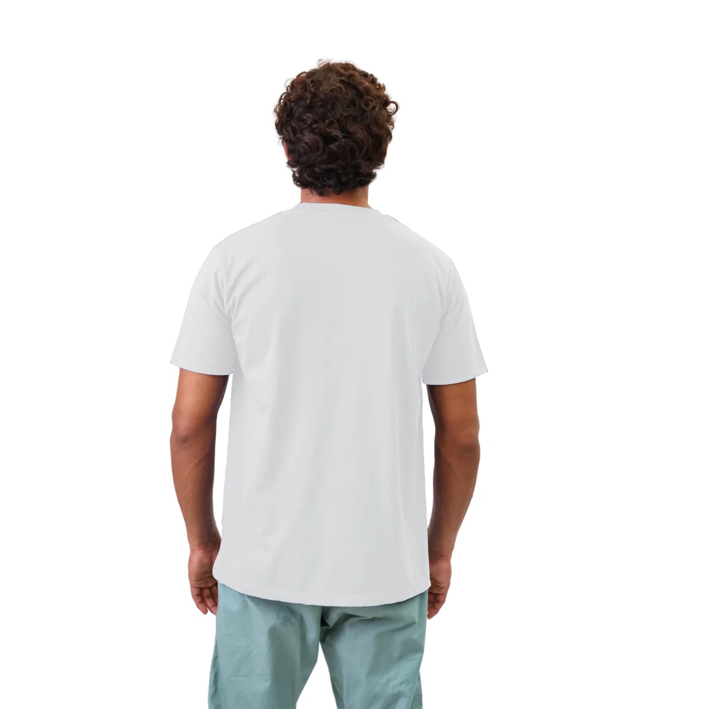 Mens Plain T-Shirts Just Look Cotton Blend Plain Short Sleeve Tee New M-2XL