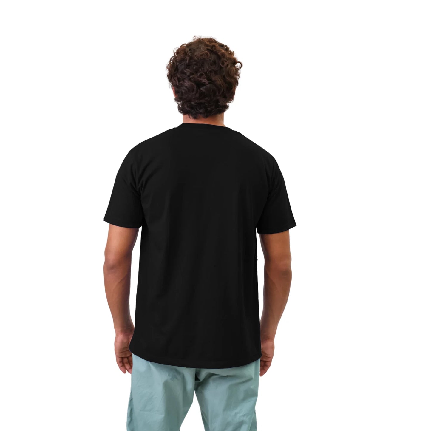 Mens Plain T-Shirts Just Look Cotton Blend Plain Short Sleeve Tee New M-2XL