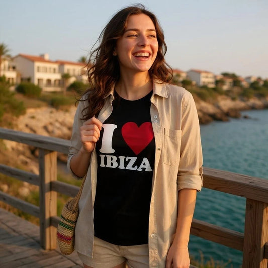 I Love Ibiza T-Shirt Unisex Men Women Holiday Festival Party Tee Top S–XXL